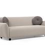 Eddy 3-seater sofa cream 4