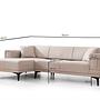 Horizon Ecksofa Links Hellbraun 6