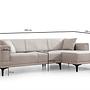 Horizon Corner Sofa Right Ecru 7