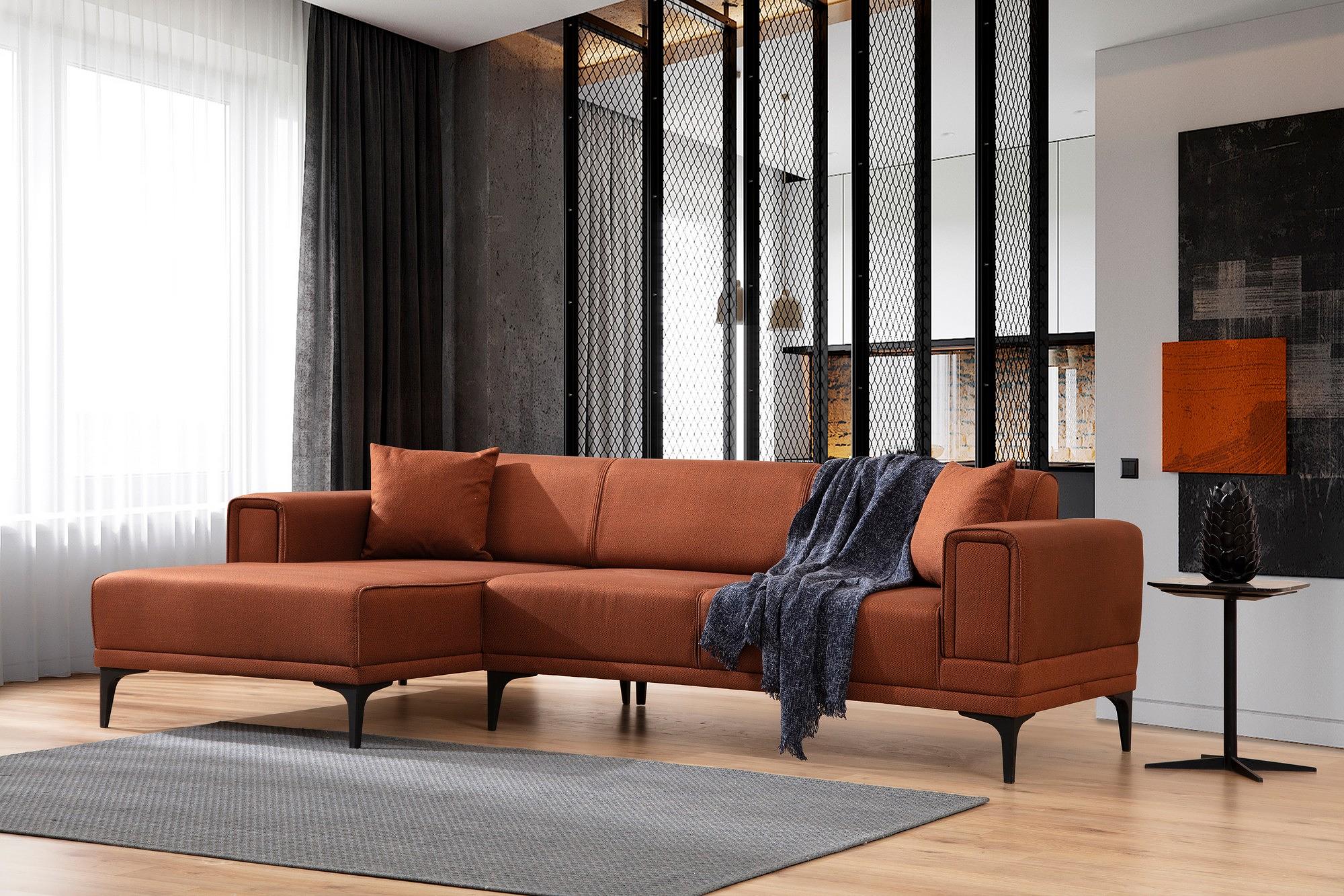 Horizon corner sofa Left Red 1