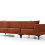 Horizon Ecksofa Links Rot 5