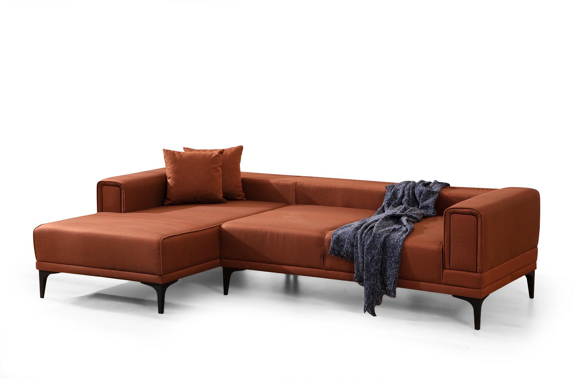 Horizon Ecksofa Links Rot 6