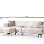 Hamlet Corner Sofa Left Ecru 6