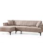 Hamlet Corner Sofa Left Light Brown 0