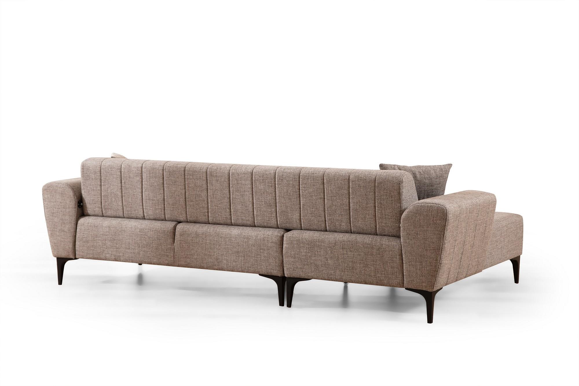 Hamlet Corner Sofa Left Light Brown 4