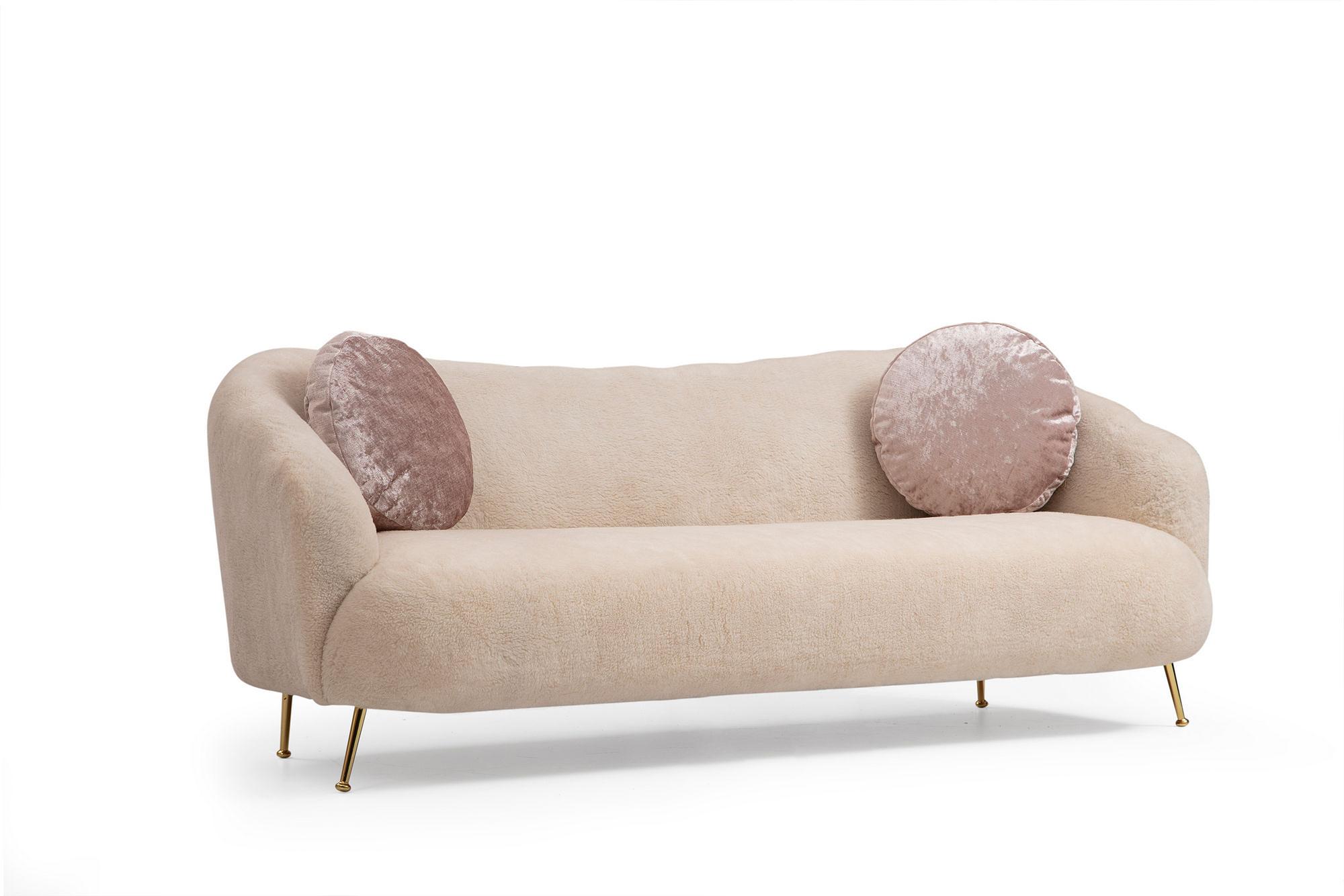 Oyster 3-Seater Sofa Beige 7