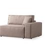 Pirlo corner sofa left brown 9