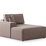 Pirlo corner sofa left brown 8