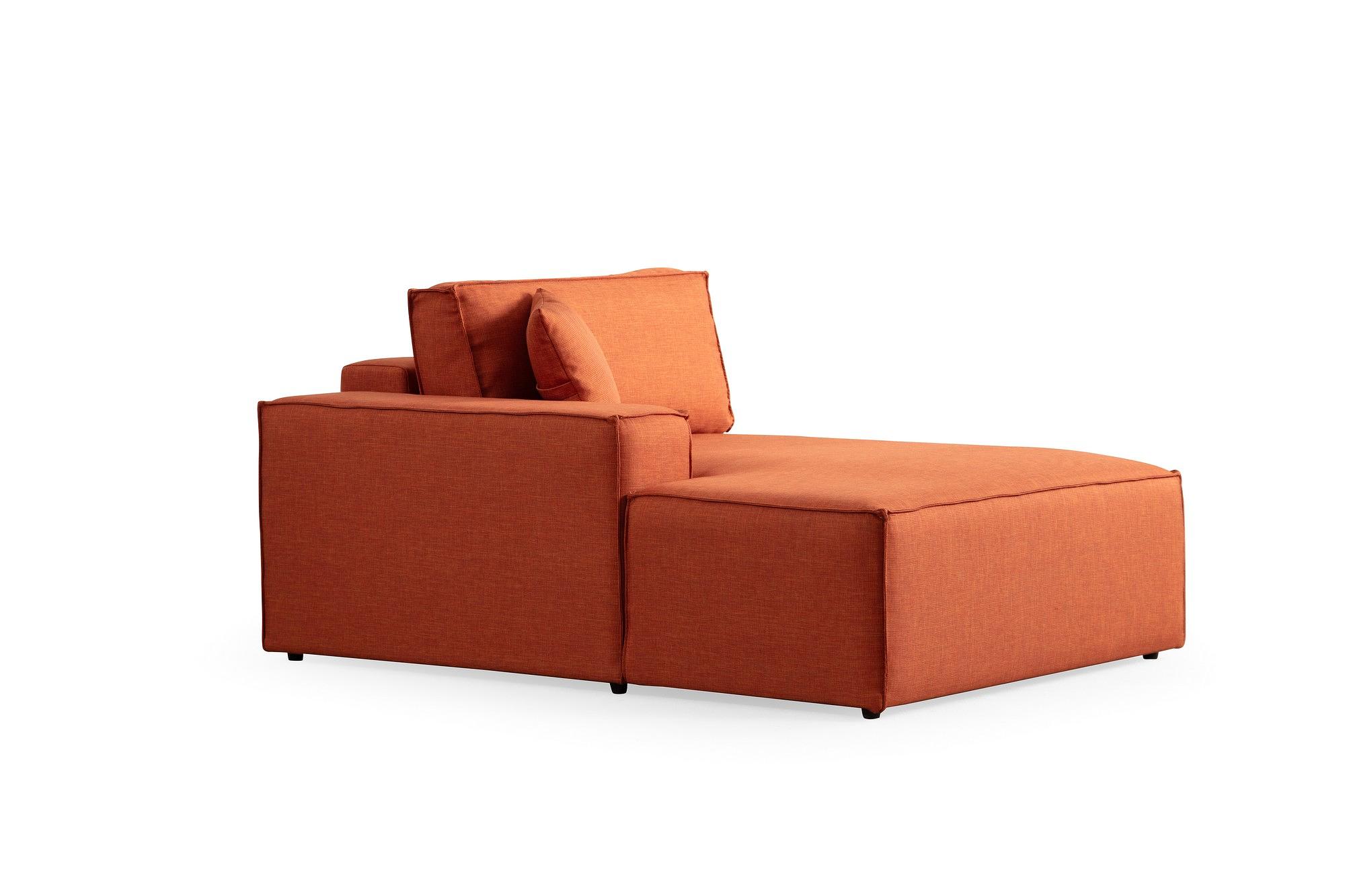 Pirlo Corner Sofa Left Orange 8