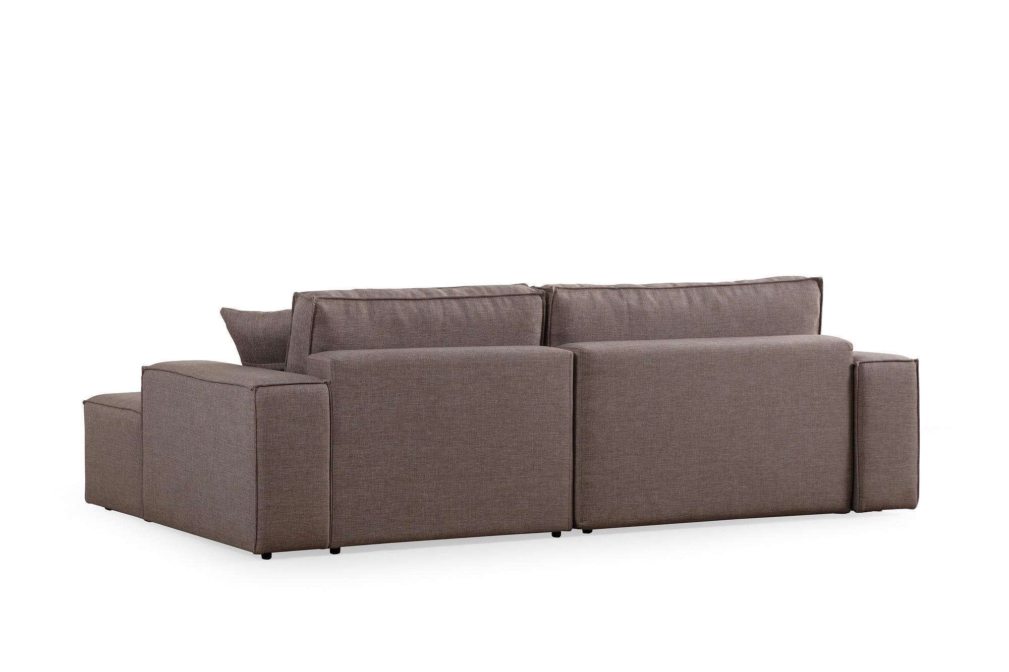 Pƒ±rlo Right Corner Sofa Brown 7