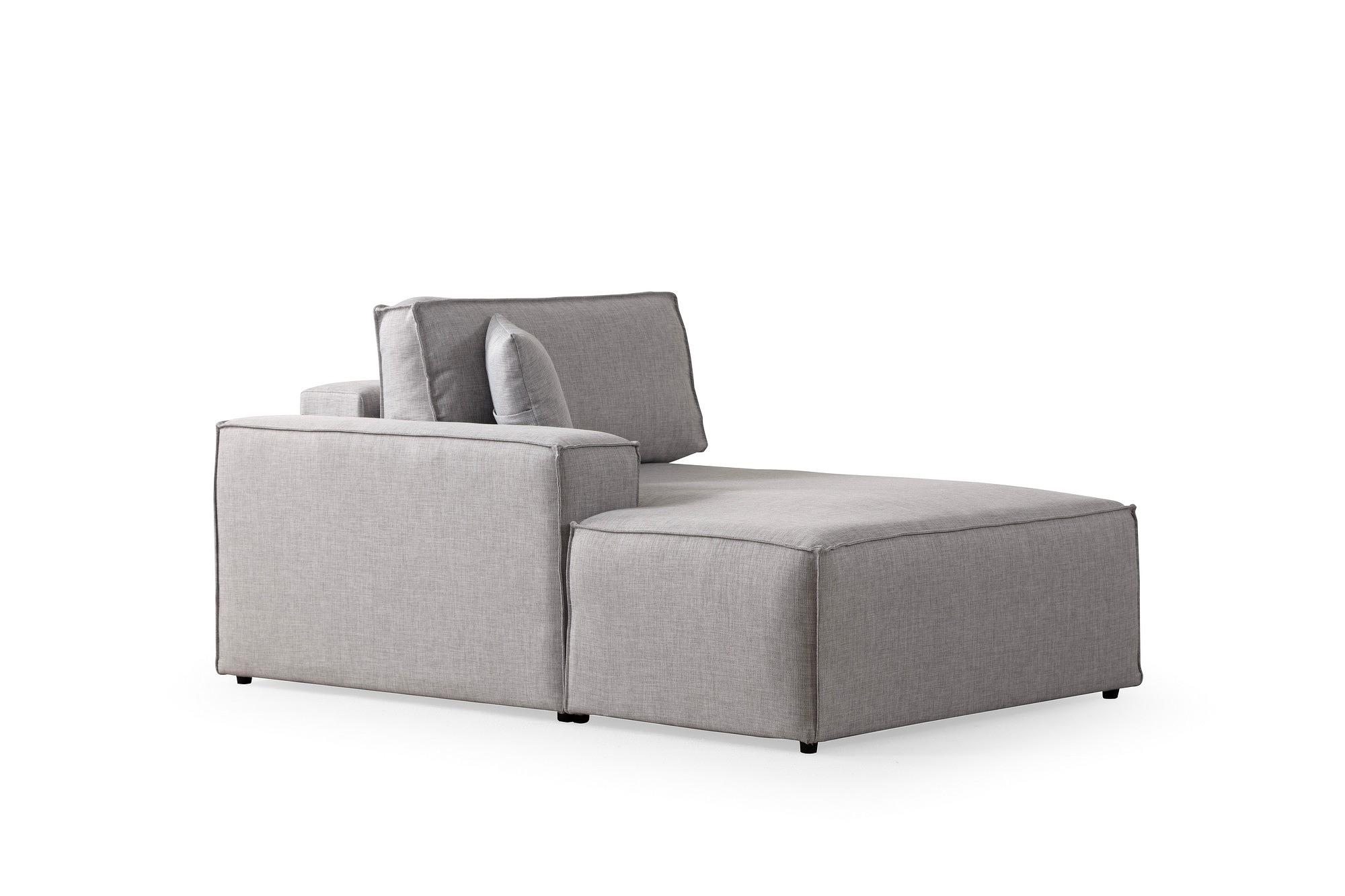 Pirlo Corner Sofa Left Light Grey 8