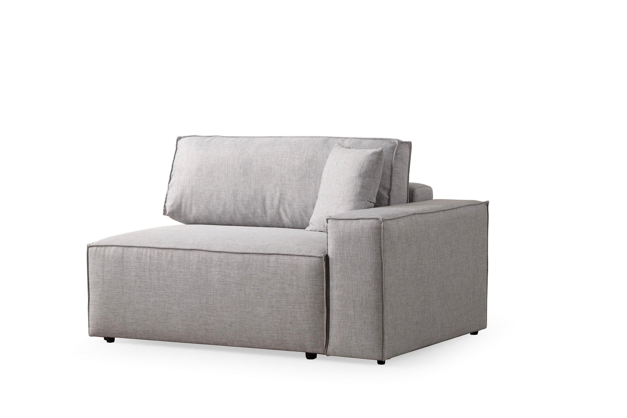 Pirlo Corner Sofa Left Light Grey 9