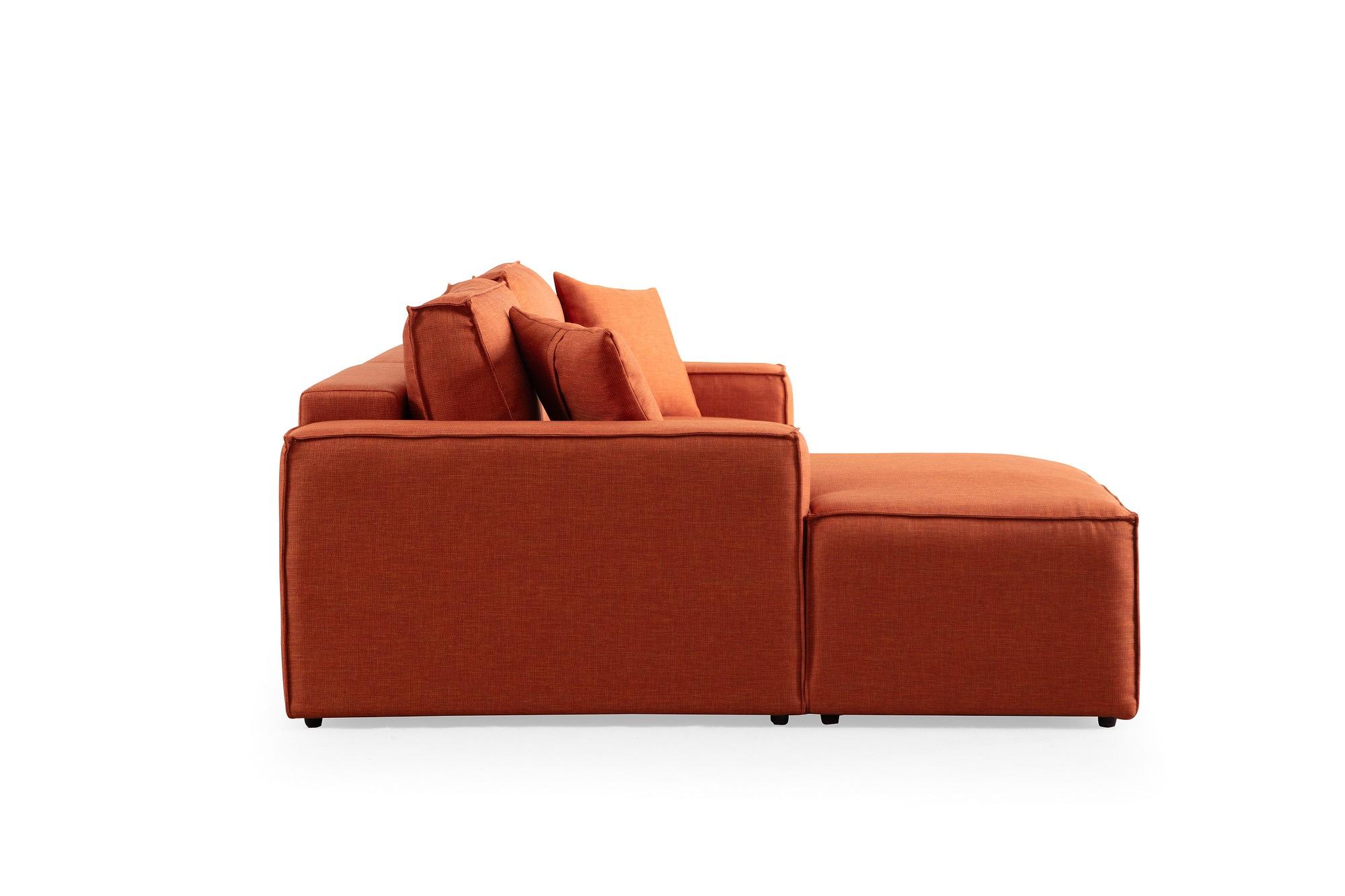 Pirlo Ecksofa Links Orange 6