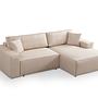 Sofa Chaise Lounge Right Beige 5