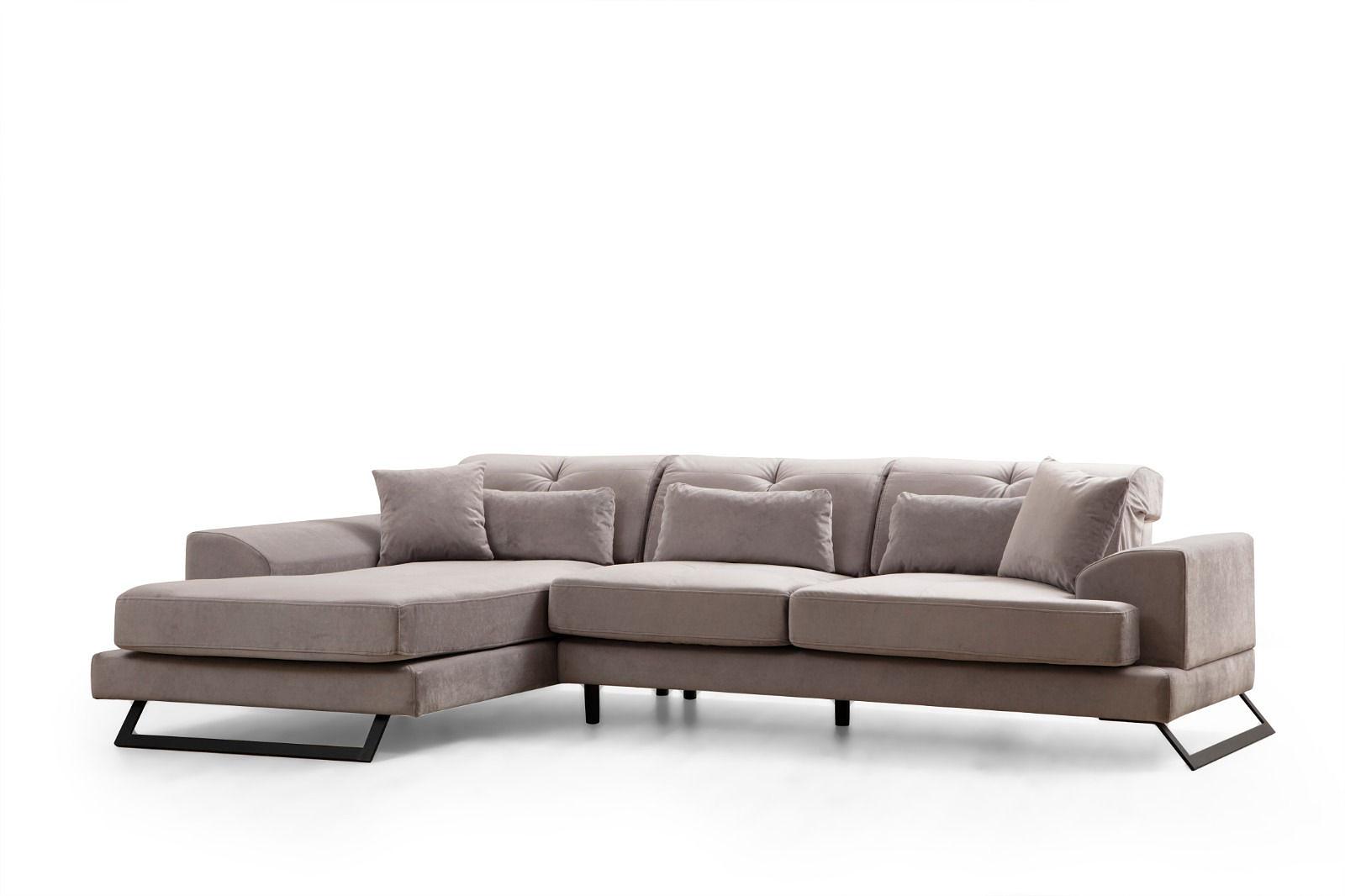 Frido Links Corner Sofa Light Grey 0