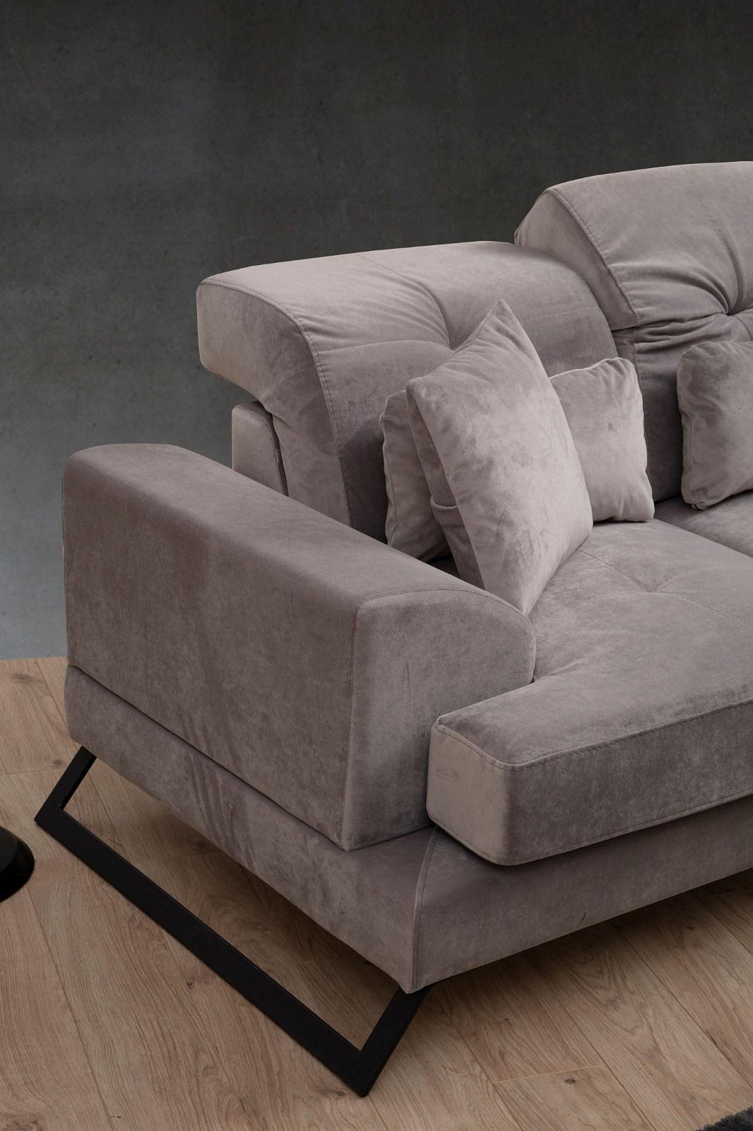 Frido Links Corner Sofa Light Grey 2