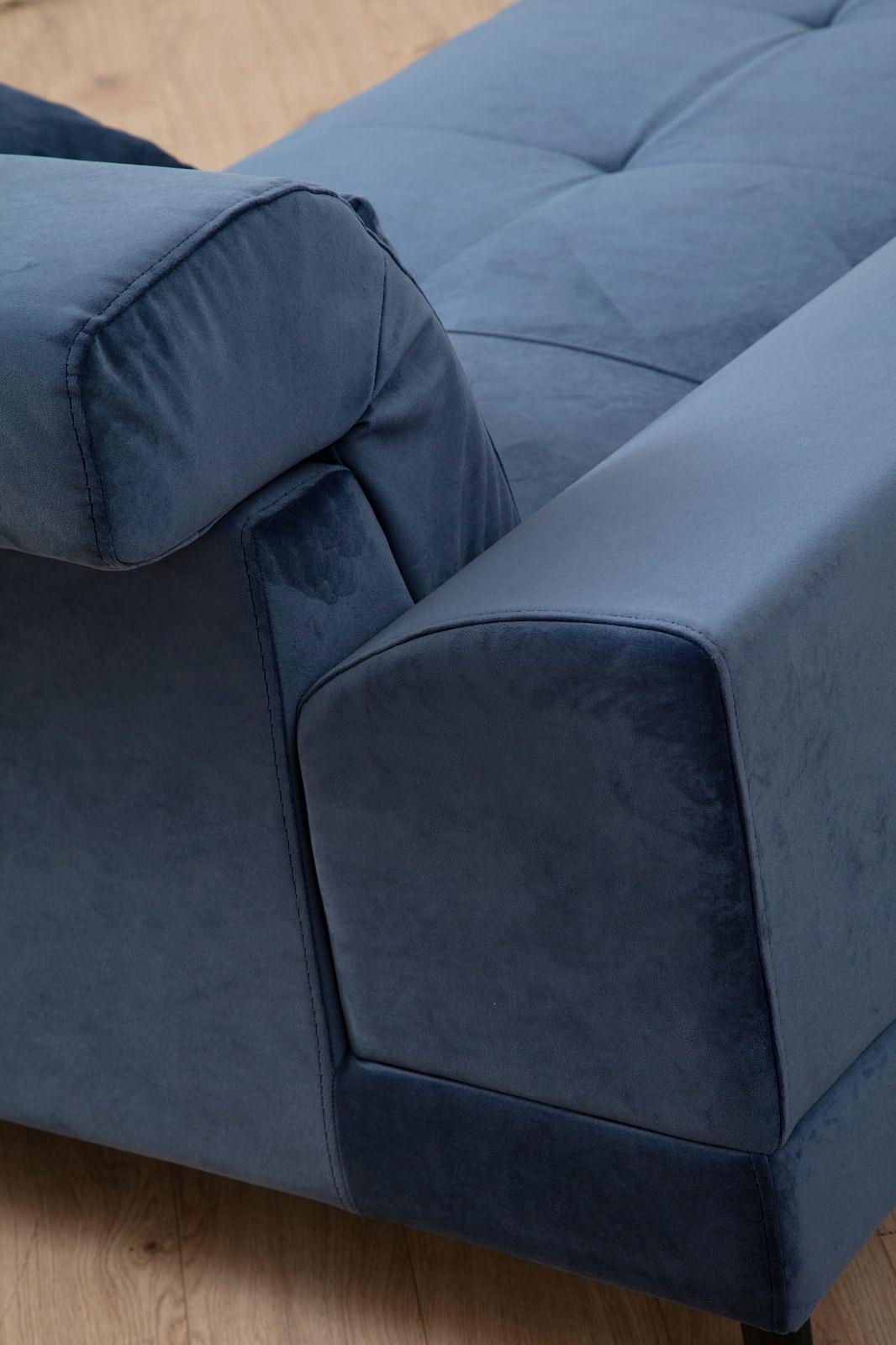 Frido Links Ecksofa Navyblau 4