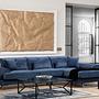 Frido Right Corner Sofa Navy Blue 1