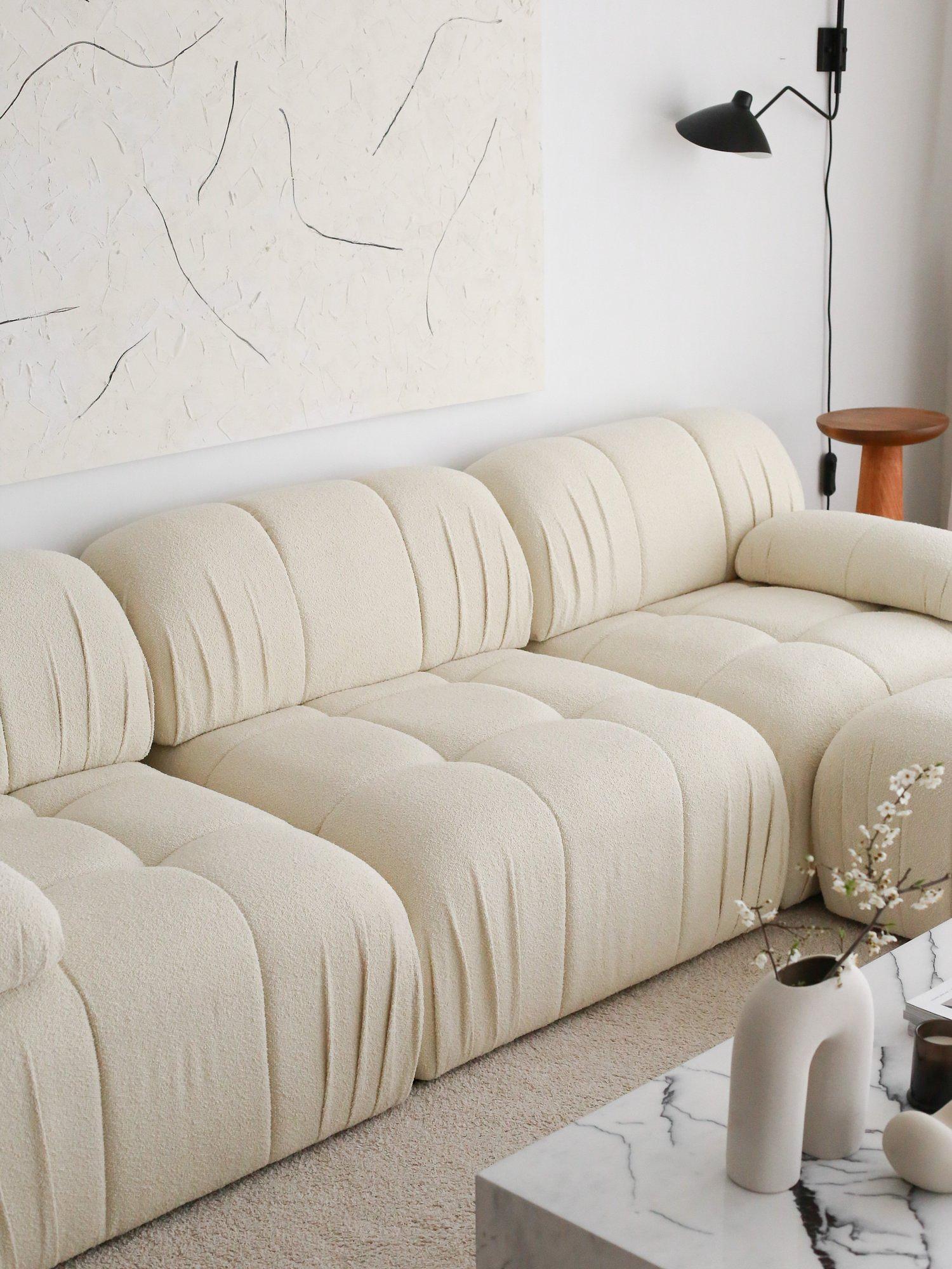 Soli Corner Sofa White 4