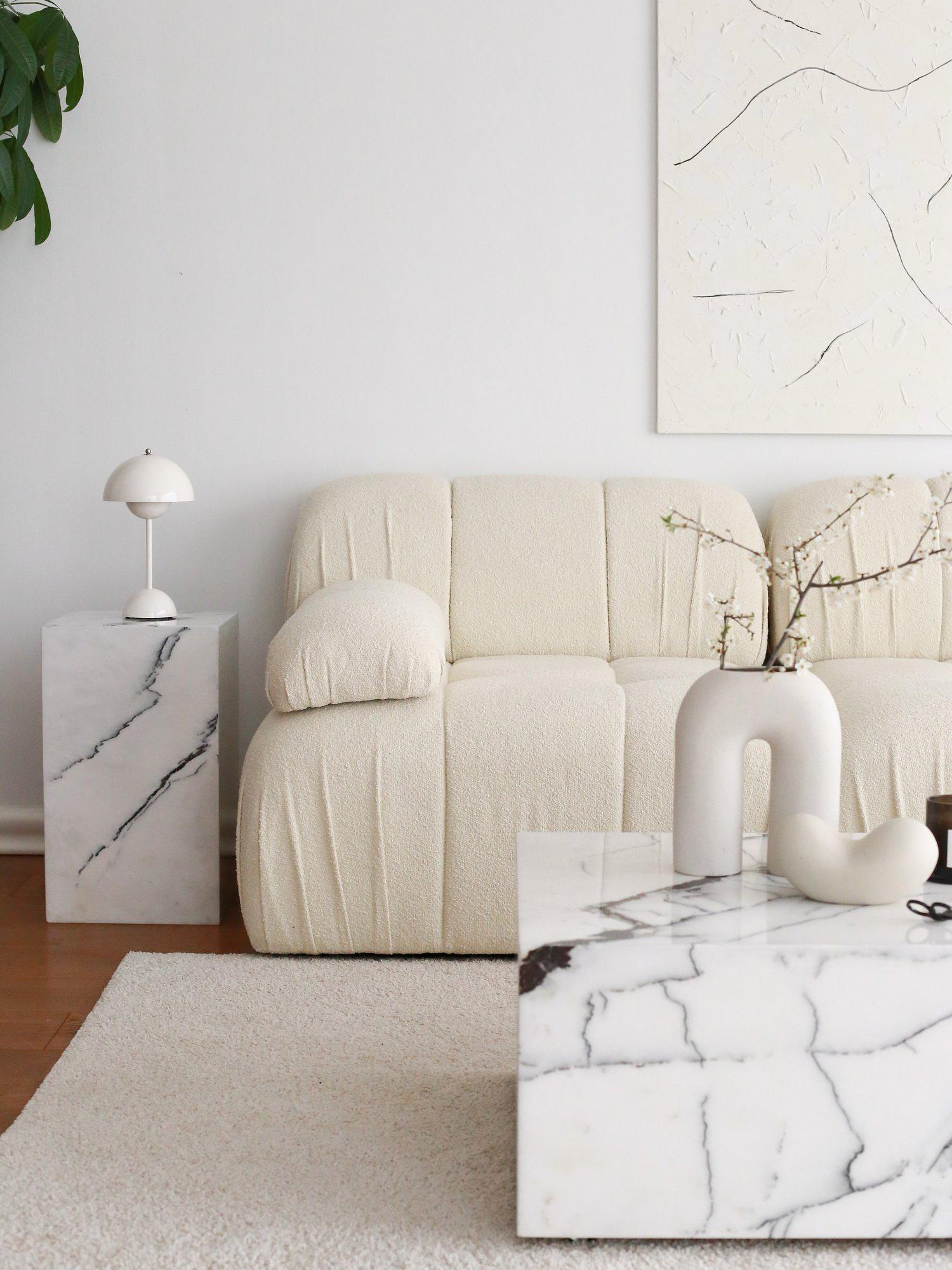 Soli Corner Sofa White 5