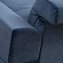 Frido Right Corner Sofa Navy Blue 4