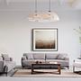Jaguar 3-seater sofa brown-grey 2