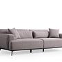 Jaguar 3-seater sofa brown-grey 6