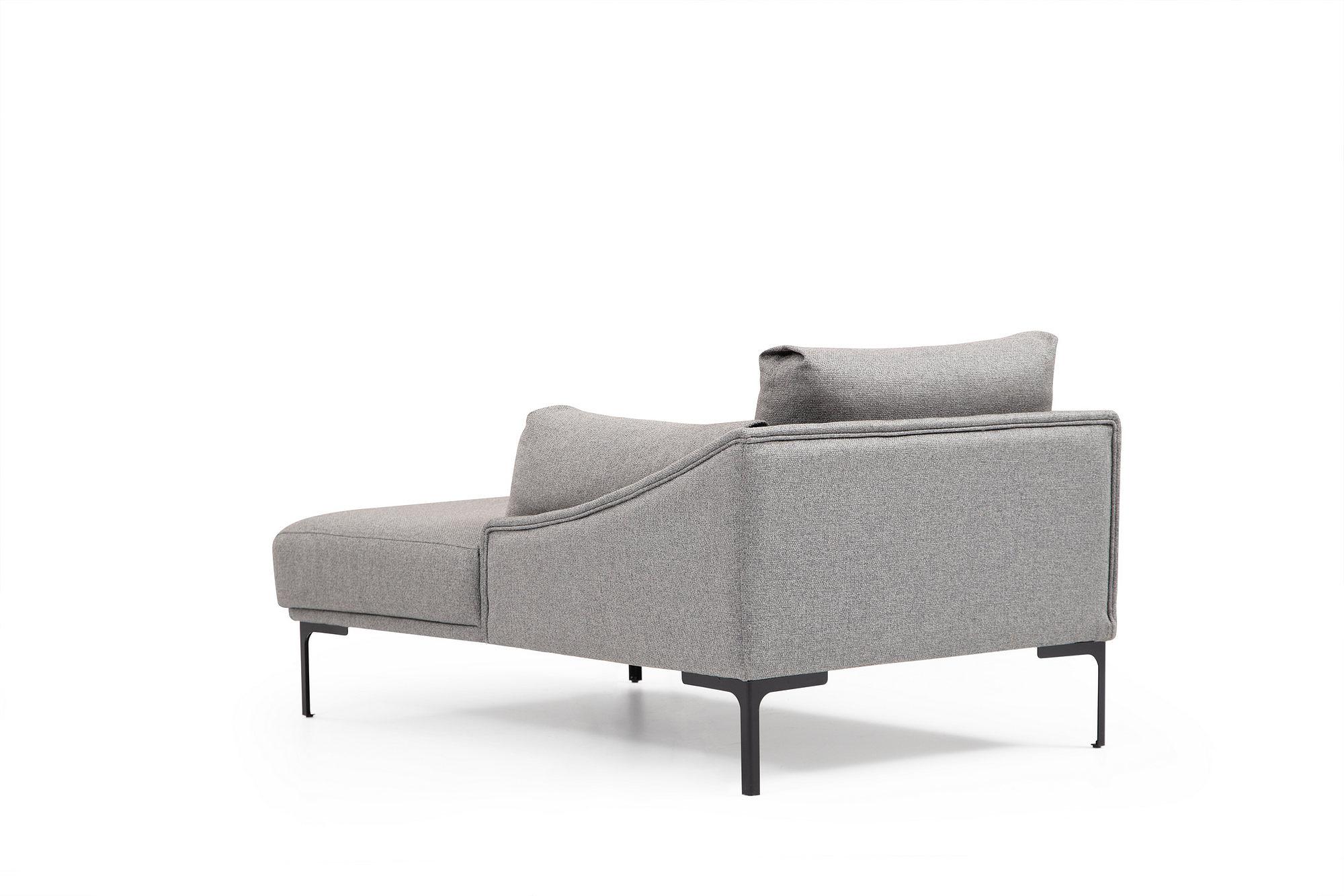 Leo Right Sectional Sofa Grey 7