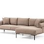 Leo Right Corner Sofa Light Brown 0