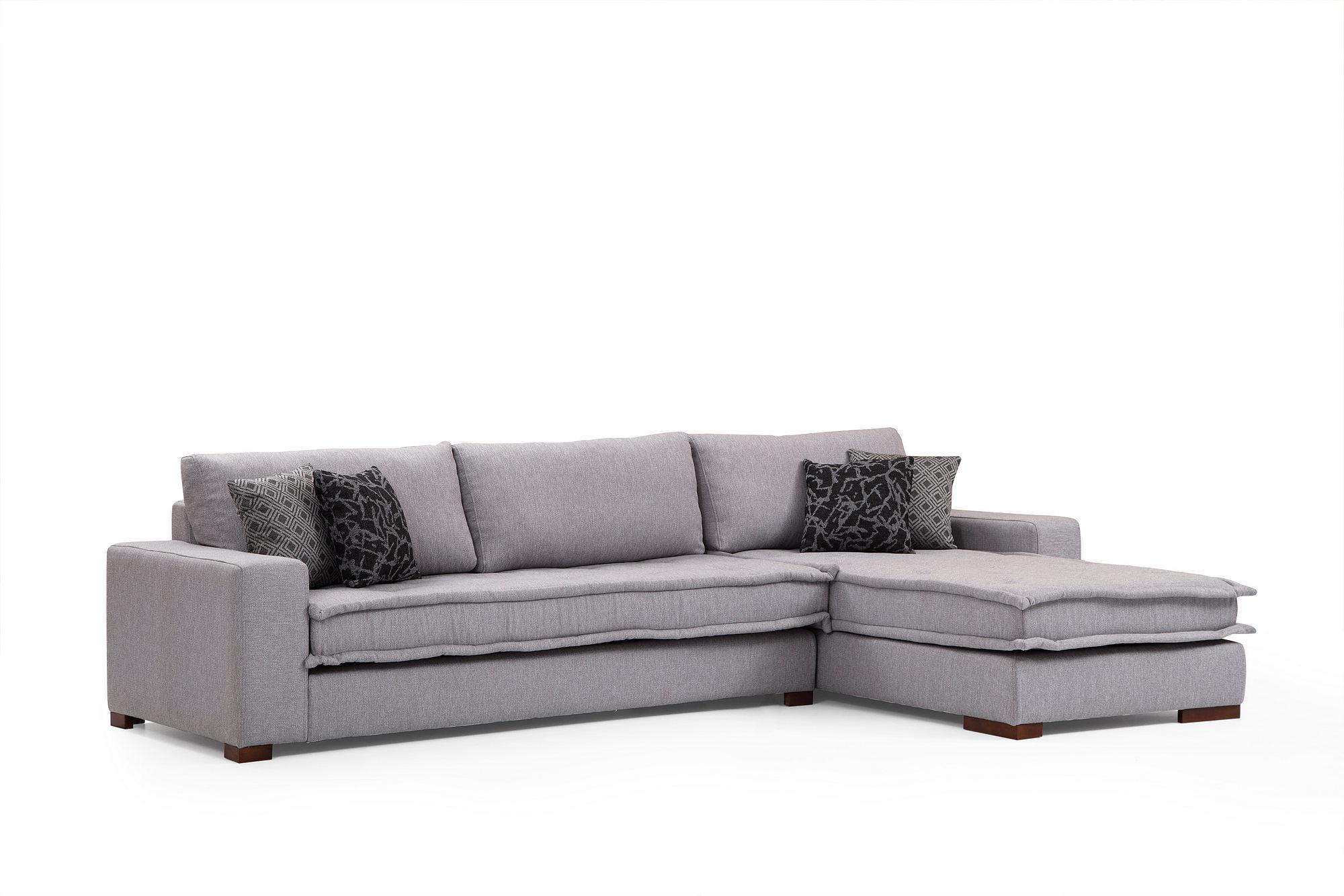 Lena Right Corner Sofa Light Grey 0