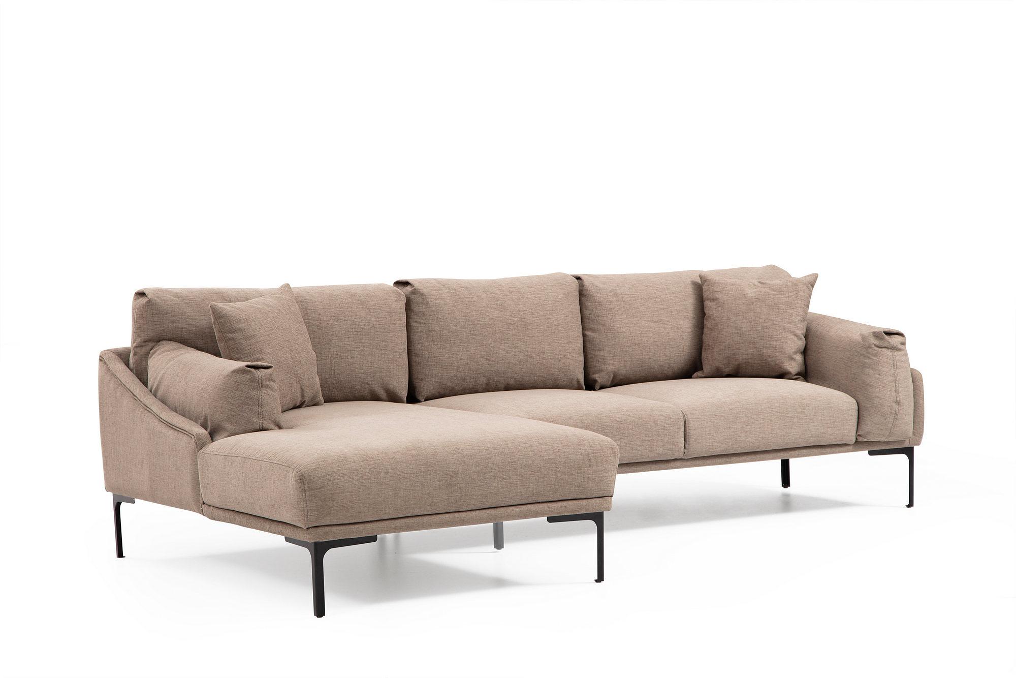 Leo Links corner sofa light brown 0