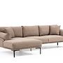 Leo Links corner sofa light brown 4