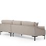 Leo Right Corner Sofa Beige 5