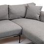 Leo Right Sectional Sofa Grey 3