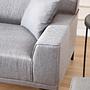 Petra 3 Sofa Light Grey 2