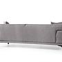 Petra 3 Sofa Light Grey 7