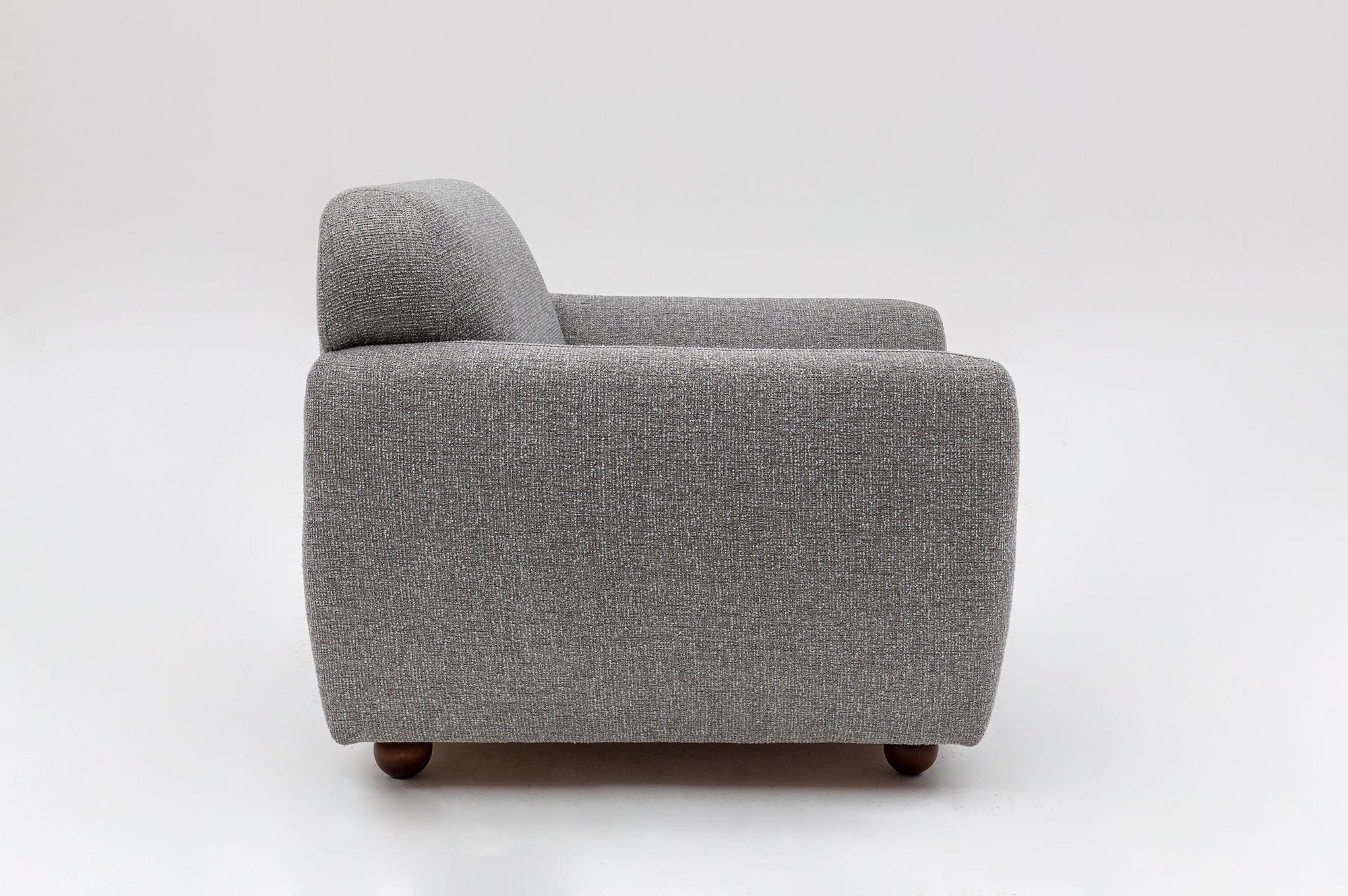 Eddy armchair light grey 5