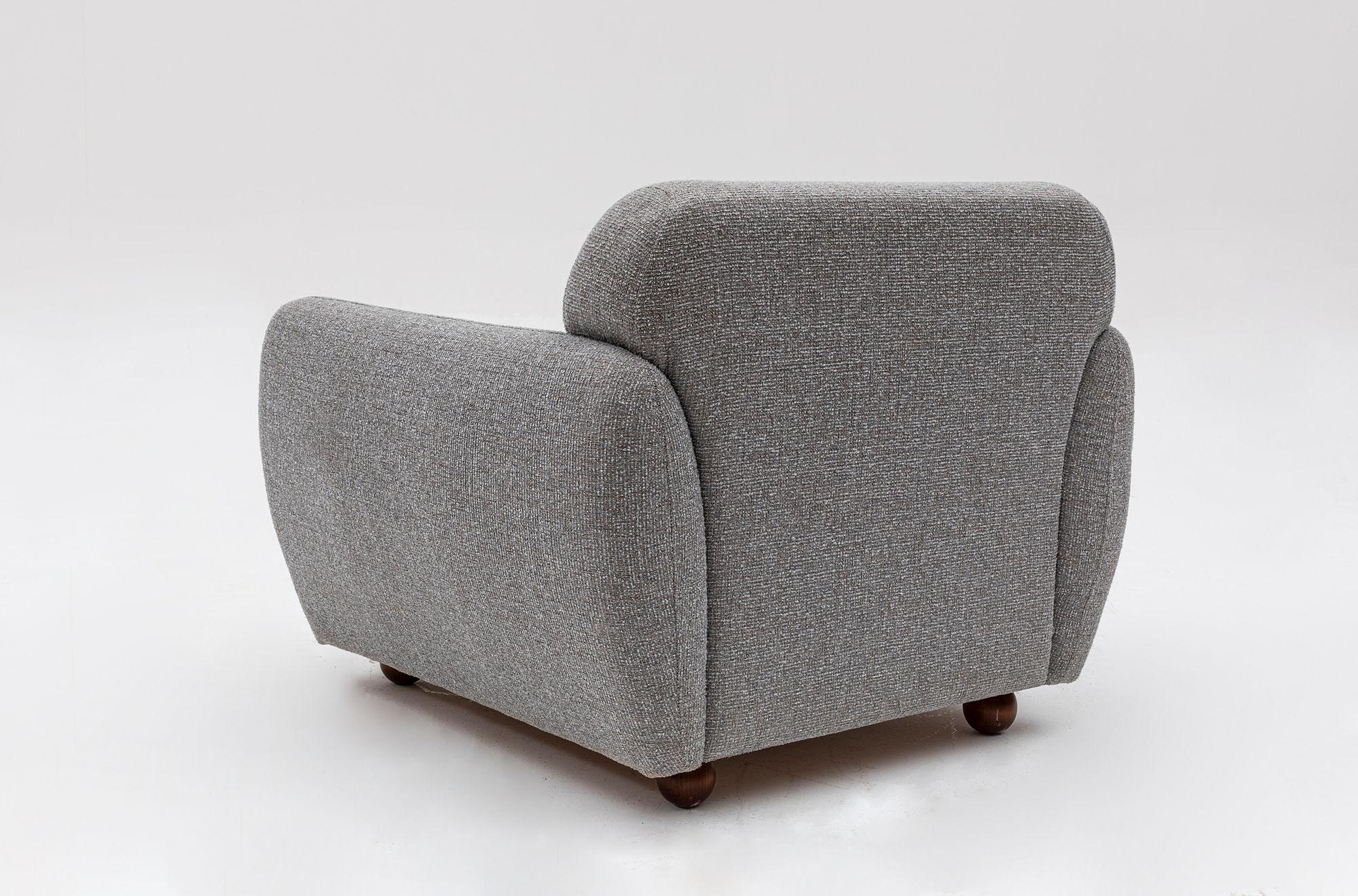 Eddy armchair light grey 6