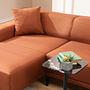 Petra L Corner sofa Orange 3