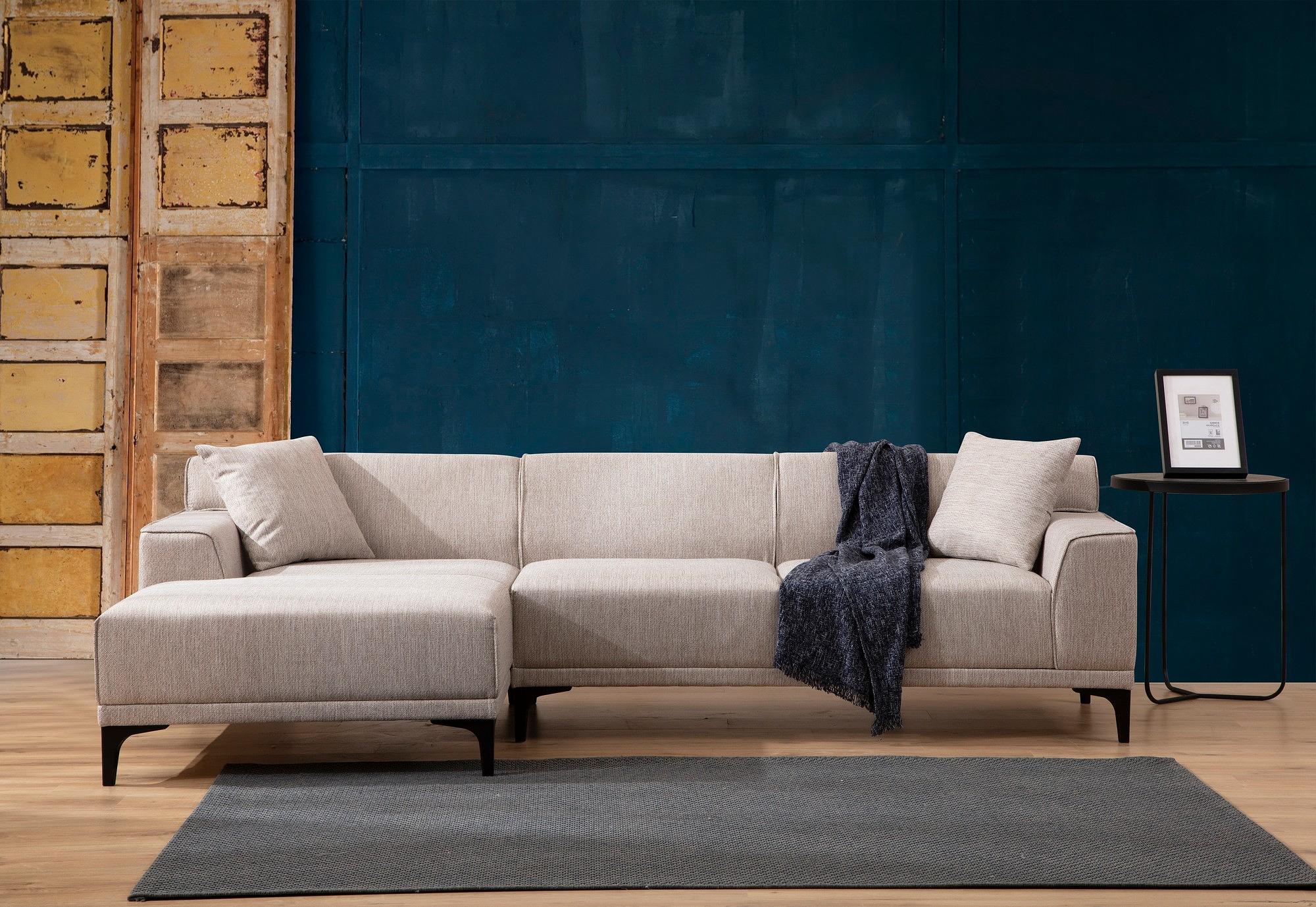 Petra L Corner Sofa White 1