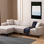 Petra L Corner Sofa White 2