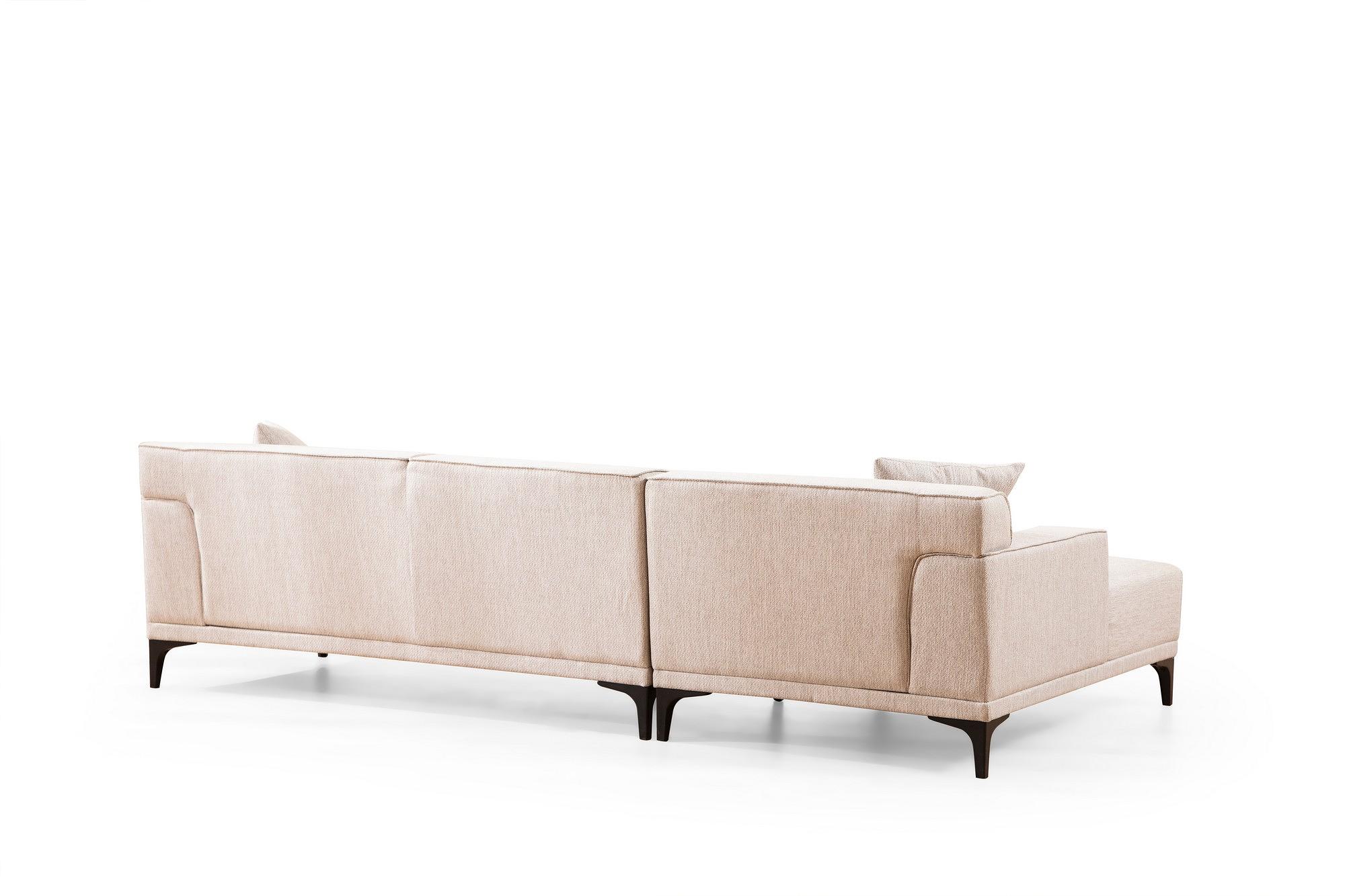 Petra L Corner Sofa White 5