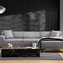 Petra R Corner Sofa Light Grey 1