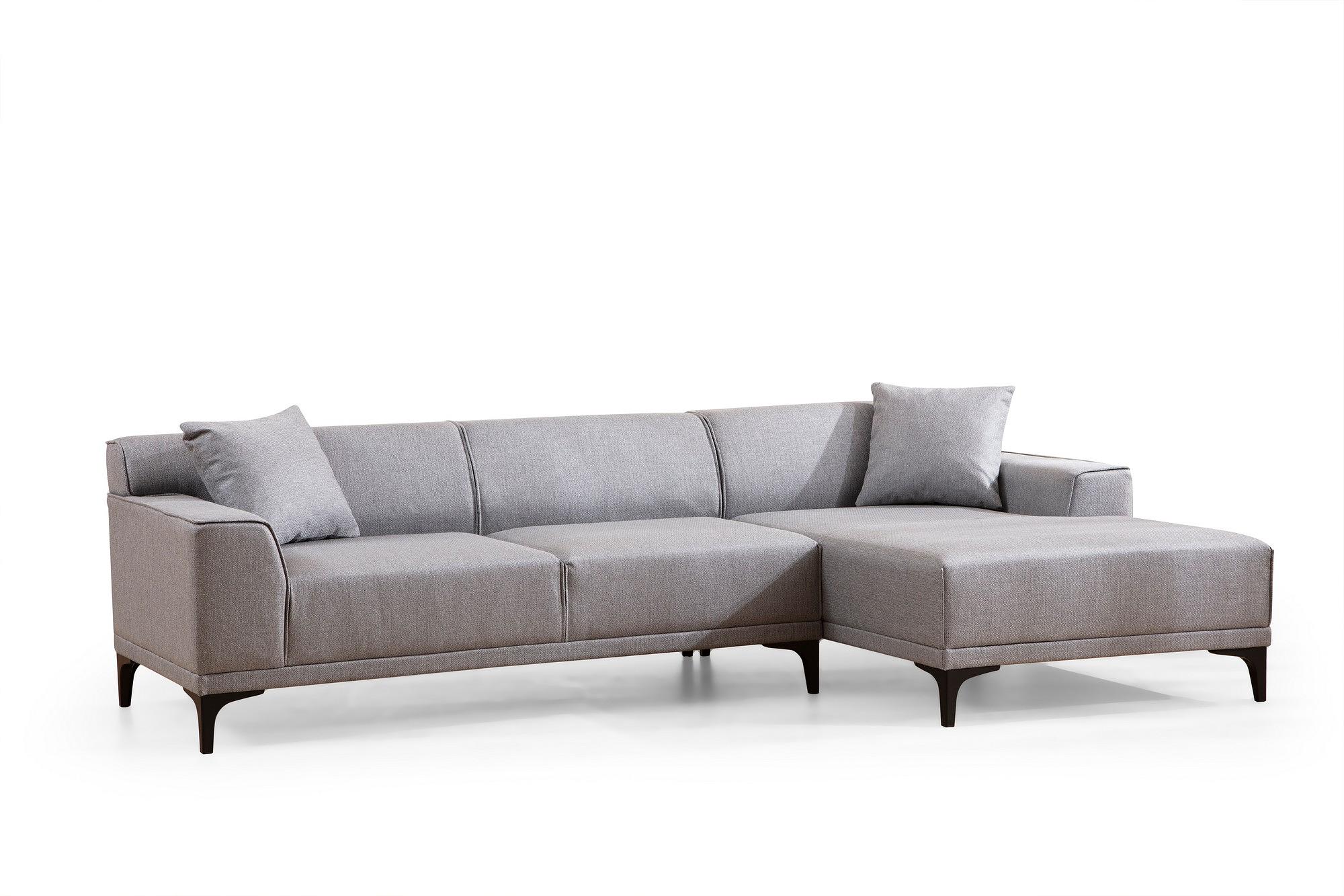 Petra R Corner Sofa Light Grey 6