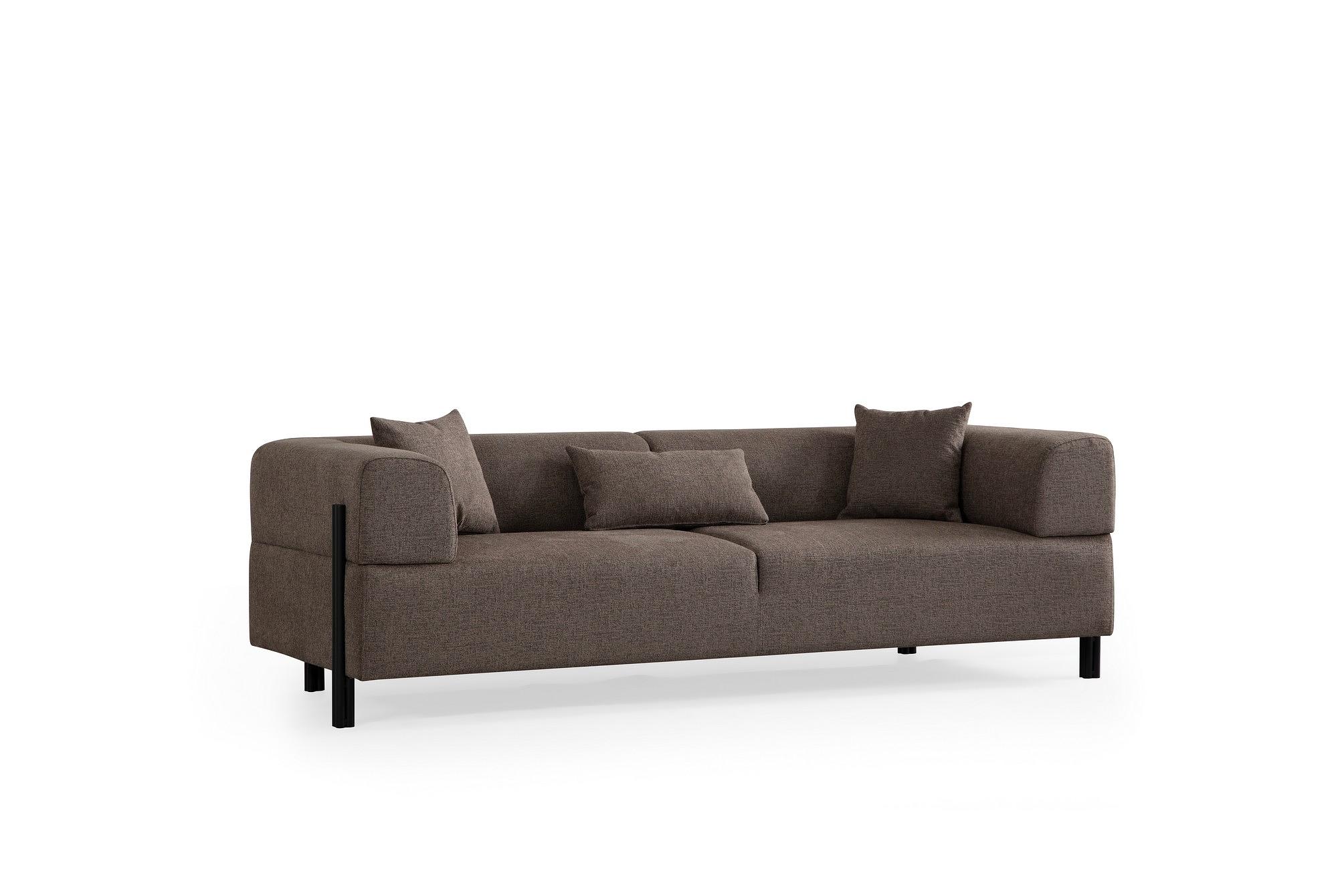 Gio 3-seater sofa brown 0