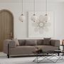 Gio 3-seater sofa brown 1