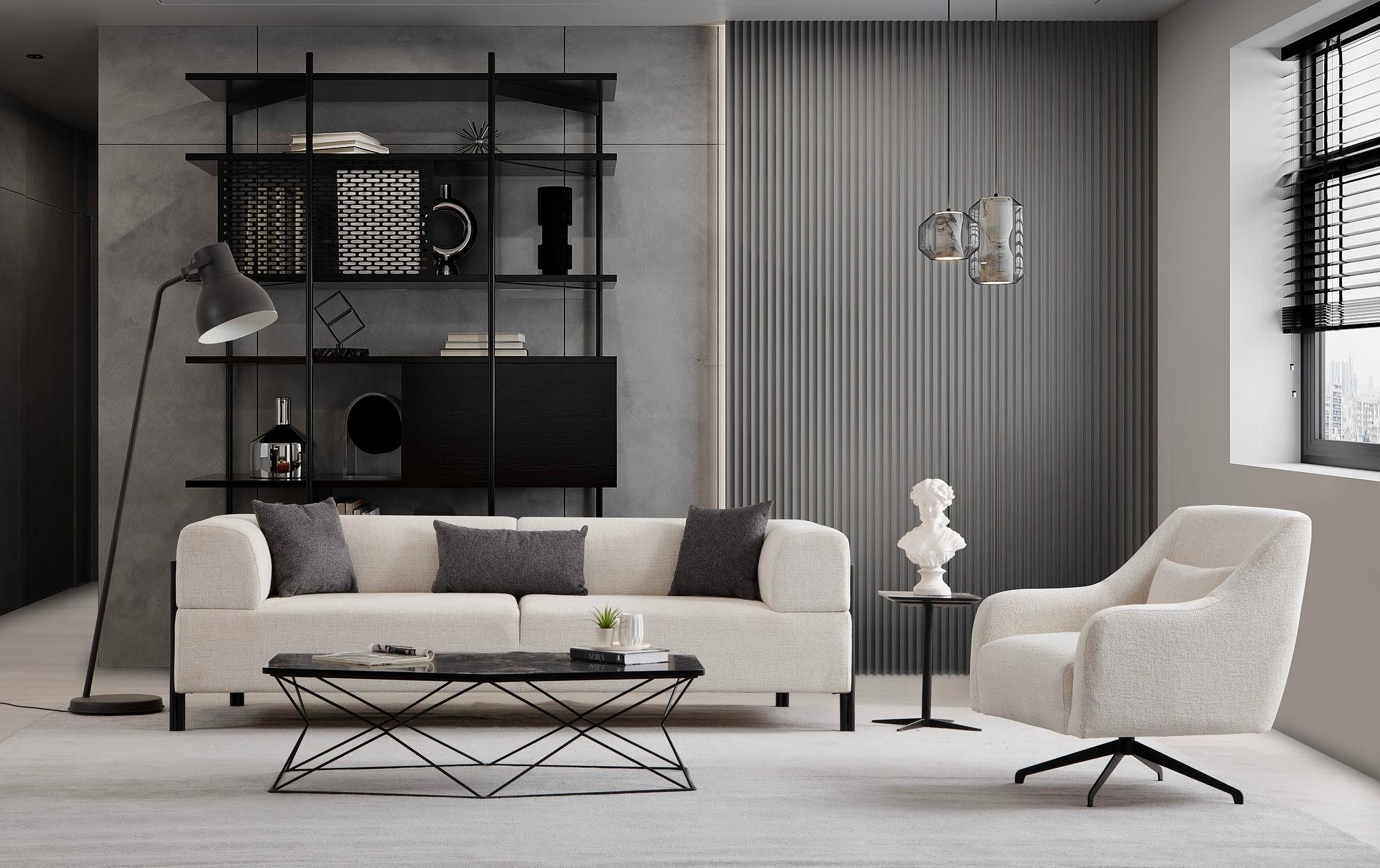 Gio 3-seater sofa White 1