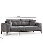 Sinor 3-seater sofa bed Light grey 7