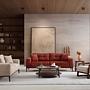Sinor 3-seater sofa bed Red 2