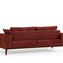 Sinor 3-seater sofa bed Red 5